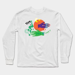 Abstract Wtch Long Sleeve T-Shirt